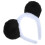 Κορδέλα για τα αυτιά Panda σε μαύρο χρώμα - 1 τεμάχιο 4
