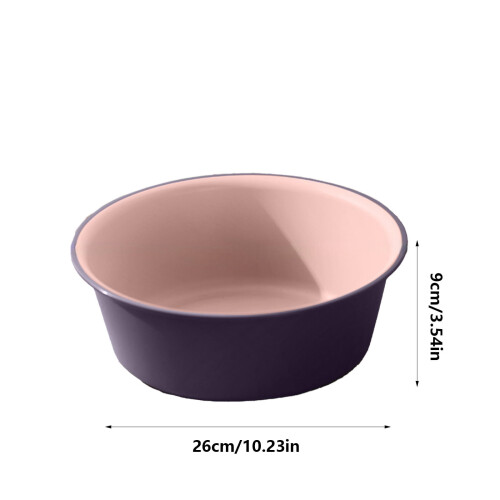 ABS Plastic Wash Basin Set - 3 Sizes Purple 2