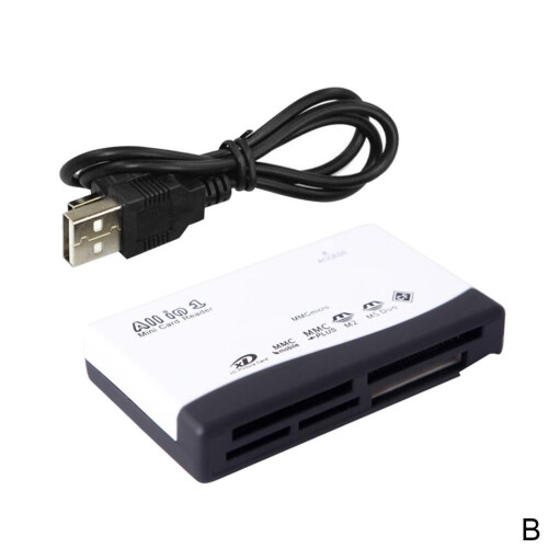 Συσκευή ανάγνωσης καρτών μνήμης USB "όλα σε ένα" για CF, MMC, MS, M2, SD 2