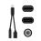 USB-C til 3,5 mm lydadapter med lader 5