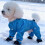 Botas de chuva para cães com calças com suspensórios – Impermeáveis, 4