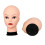 Mannequin Head for Makeup Practice White with Holder 5