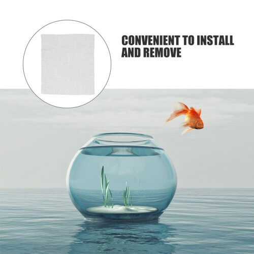 Aquariumgaasnet, wit, PE, 150x100 cm 1