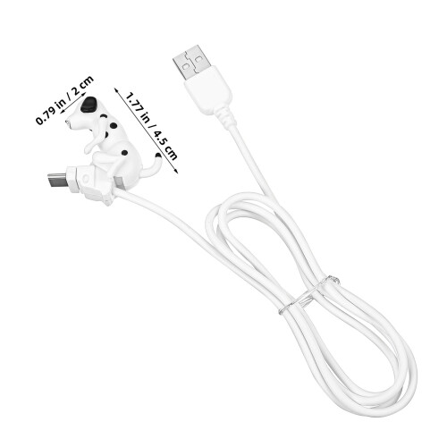 Αστείο καλώδιο φόρτισης USB-C σε σχήμα σκύλου 1