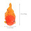 Flytande orange silikonfiskakvariumdekoration 2