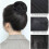 Chignon intrecciato con clip, extension da sposa 5