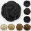 Chignon intrecciato con clip, extension da sposa 3