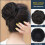 Chignon intrecciato con clip, extension da sposa 4