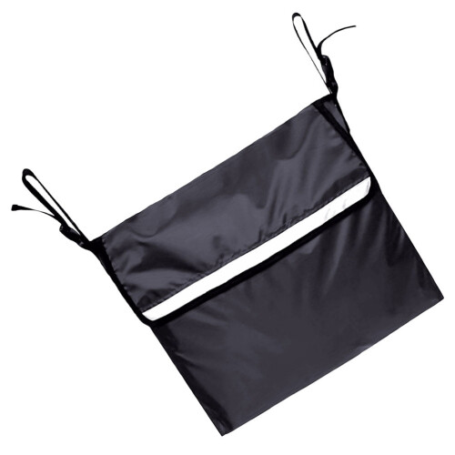 Wheelchair Armrest Bag Black Large Capacity 1