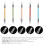 5-teiliges Silikon-Nagelkunst-Modellierstift-Set 5