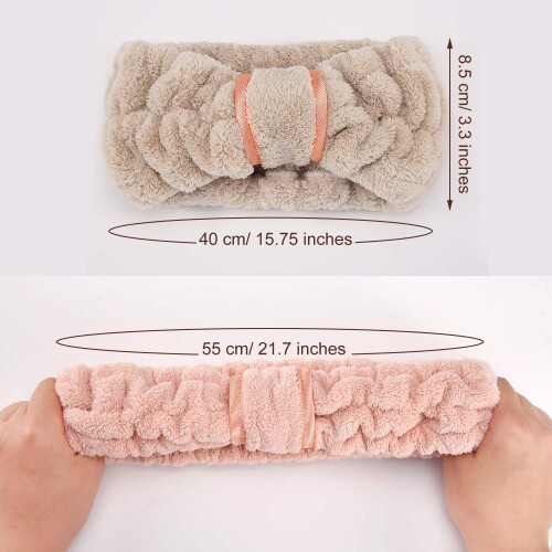 4-pack mikrofiberhårband för kvinnor och flickor 1