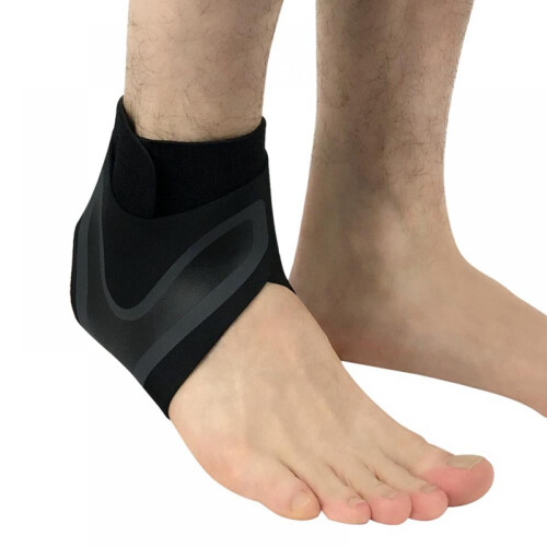 Prettyui Knöchelbandage, atmungsaktiv, elastisch, schwarz 2