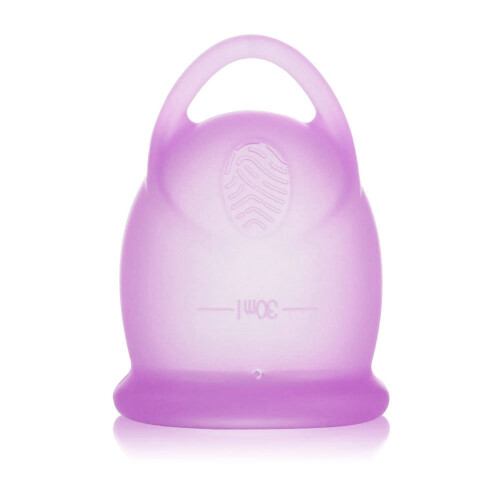 Ergonomische Menstruationstasse mit Zugring (1 Stück) 1