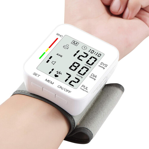 Polsbloeddrukmeter met groot LCD-scherm 1