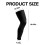 Compression Leg Sleeves for Basketball Men Black 4 Pairs 5