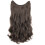 Extensions à clips pour femmes – 1 jeu, noires, souples 3