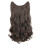 Extensions à clips pour femmes – 1 jeu, noires, souples 4