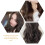 Extensions à clips pour femmes – 1 jeu, noires, souples 5