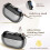 Cortador de unhas elétrico 3 em 1 com LED e recarregável via USB. 2