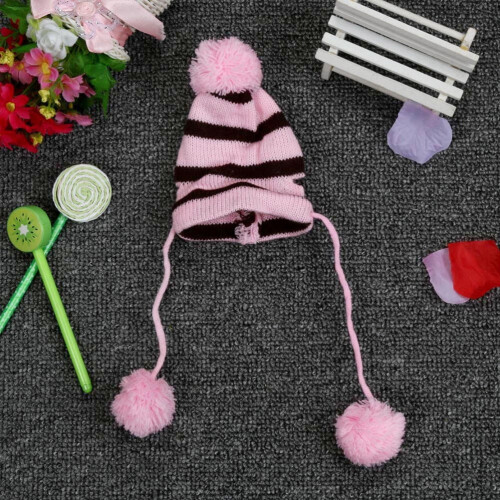 Conjunto de gorro y bufanda de punto para perro 2