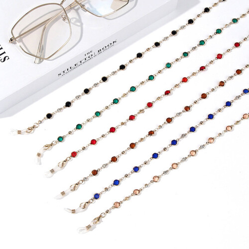 Corrente para óculos com strass para mulheres – 1 peça 1