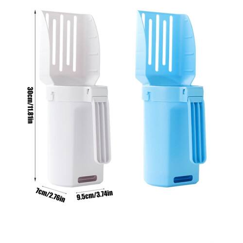 Cat Litter Scoop with Built-in Waste Bin 2