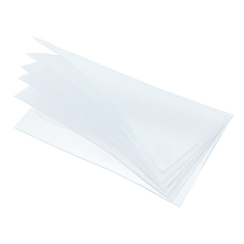 CTM Vinyl Window Inserts for Vertical Bifold or Trifold Wallets (6 Sleeves) 1