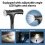 LED Walking Stick with SOS Alarm Folding Adjustable Height 5