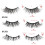 Ψεύτικες βλεφαρίδες Cat Eye Half-Eye, Φυσικές, Χοντρές, 10 Ζεύγη 3