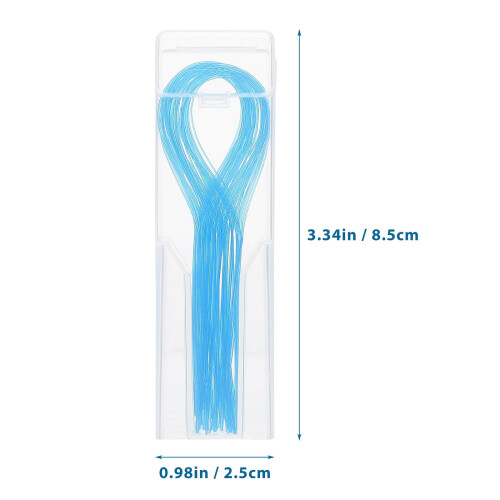 Dental Cleaning Floss Threaders Blue 150 Pieces 1