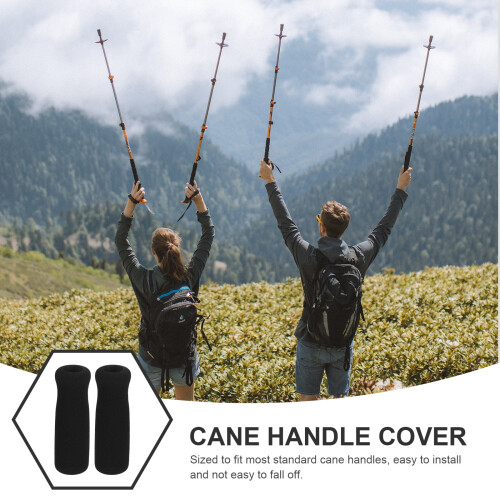 Cane Covers for Elderly with Foam Grips 4 Pcs 2
