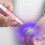 Lâmpada de unhas UV LED GJX, portátil e de mão. 3