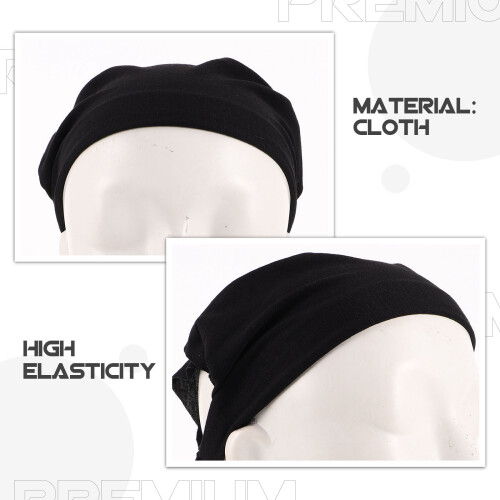 Lenço de cabeça triangular altamente elástico para meninas (1 conjunto) 2
