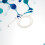 Eyeglass Strap Women White Plastic 1 Piece 3