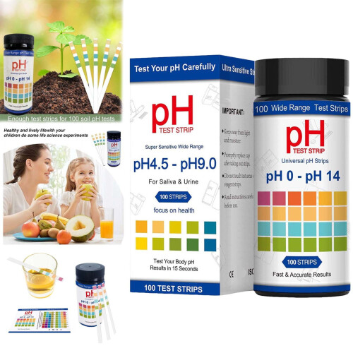 pH-teststrips 0-14 Universeel 100 stuks 1