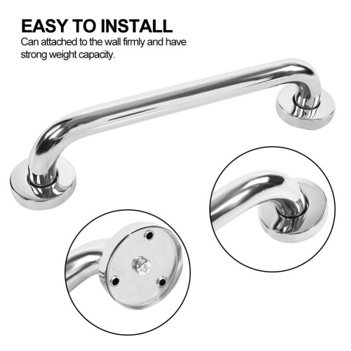 Barre d'appui murale en acier inoxydable 30 cm 2