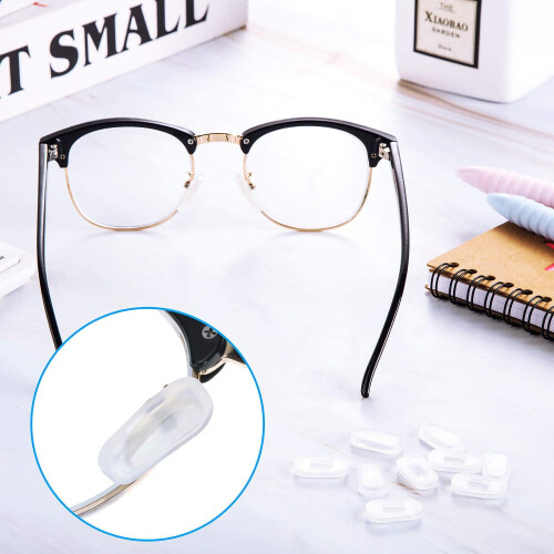 10 Paar transparente Silikon-Nasenpads 2