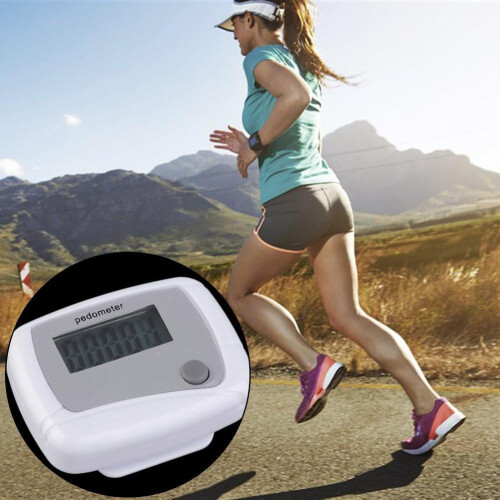 LCD Digital Pedometer with Calorie Counter and Belt Clip 2