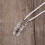 Brillenketting van gewaxt koord - Wit, 76 cm 4