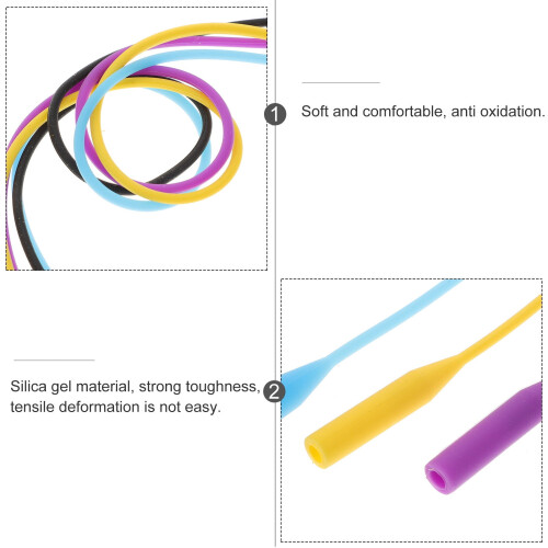 Silikon-Brillenkette, 4er-Pack 1
