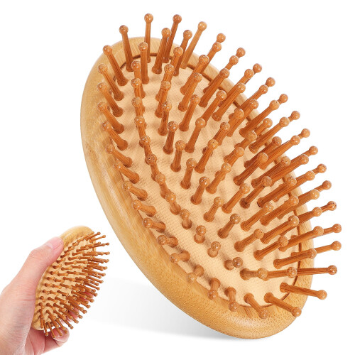 Bambu hårbottenmassagekam för alla hårtyper 1