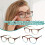 Ultraleichte Lesebrille mit Blaulichtfilter U9T3 4