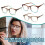 Ultraleichte Lesebrille mit Blaulichtfilter U9T3 5
