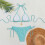 2-teiliges Neckholder-Bikini-Set mit Polka Dots-Dunkelblau XL 2