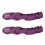 2 piezas Peluca para muñeca de 25 cm Morado RomanCurl 1