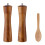 Wooden Salt & Pepper Grinder Set with Ceramic Core – 3Pcs 1