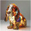 Bulldog LED Night Light with Stained Glass Shade 1
