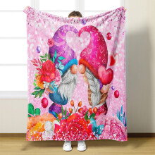 Couverture en tissu avec motif de nain, 190 x 254 cm