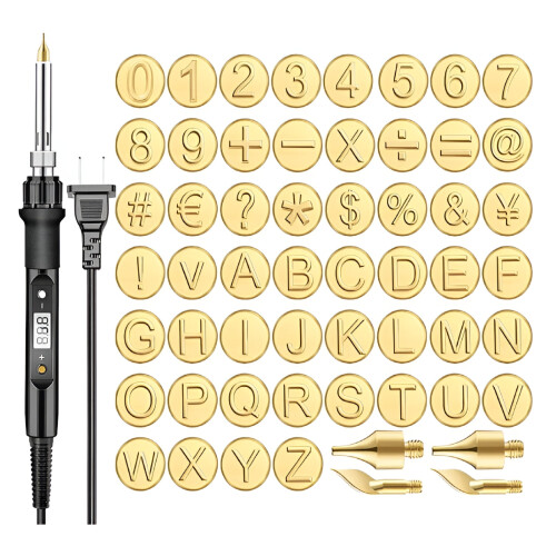 28-teiliges Brennspitzen-Set mit Alphabetbuchstaben