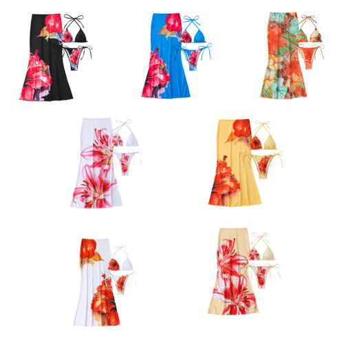 Damen-Badeanzug-Set, flexibles Badebekleidungs-Set,-Farbe L 2